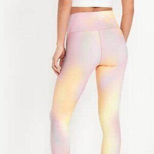 BNWT High-Waisted PowerSoft 7/8 Leggings - Sunset